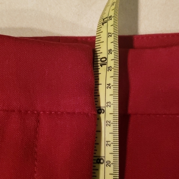 CHICO'S 1P Flare Career Dress Pants Cranberry EUC - Picture 12 of 15
